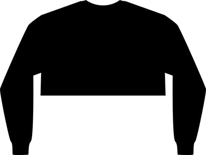 Women's Kiss My Airs Awesome Crop Long Sleeve Tee