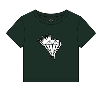 Women's Drippin Diamond Micro Rib Baby Tee