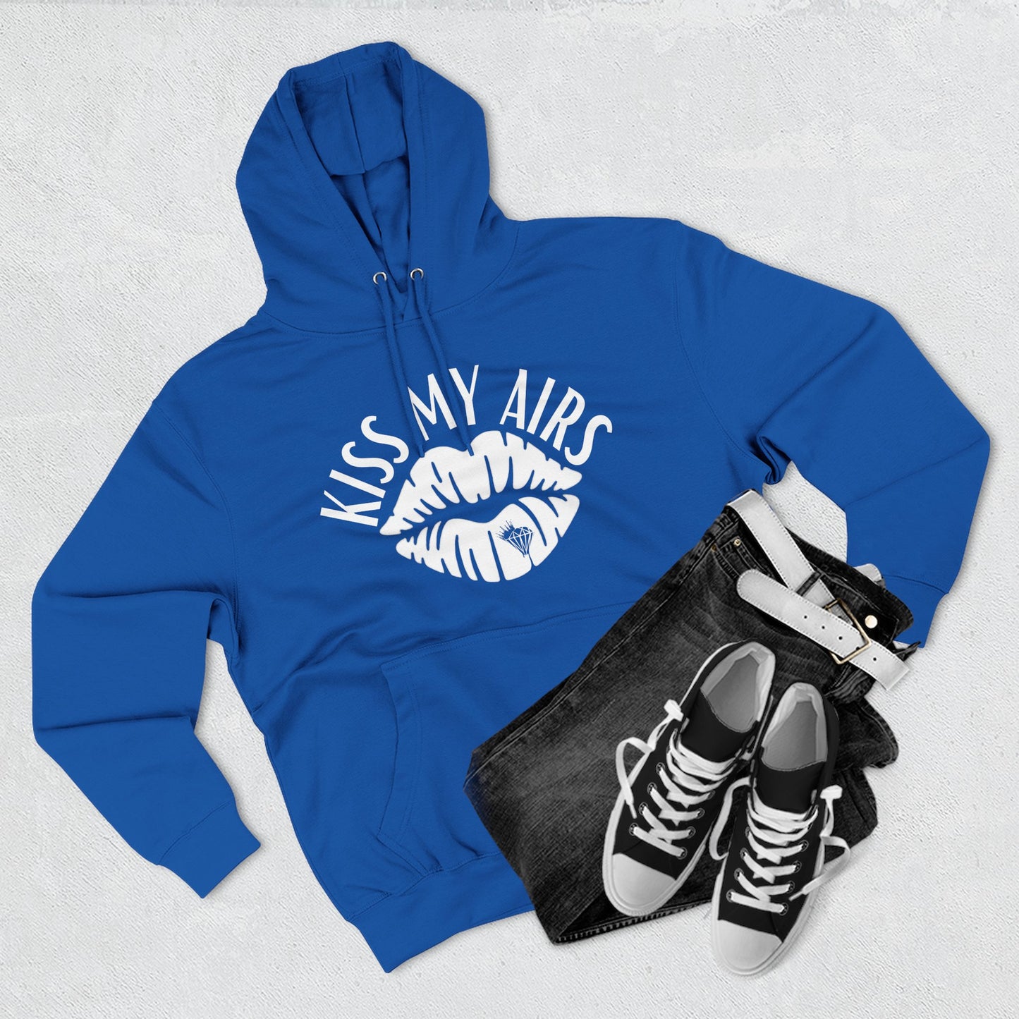 Women's Kiss My Airs Bright Fleece Hoodie