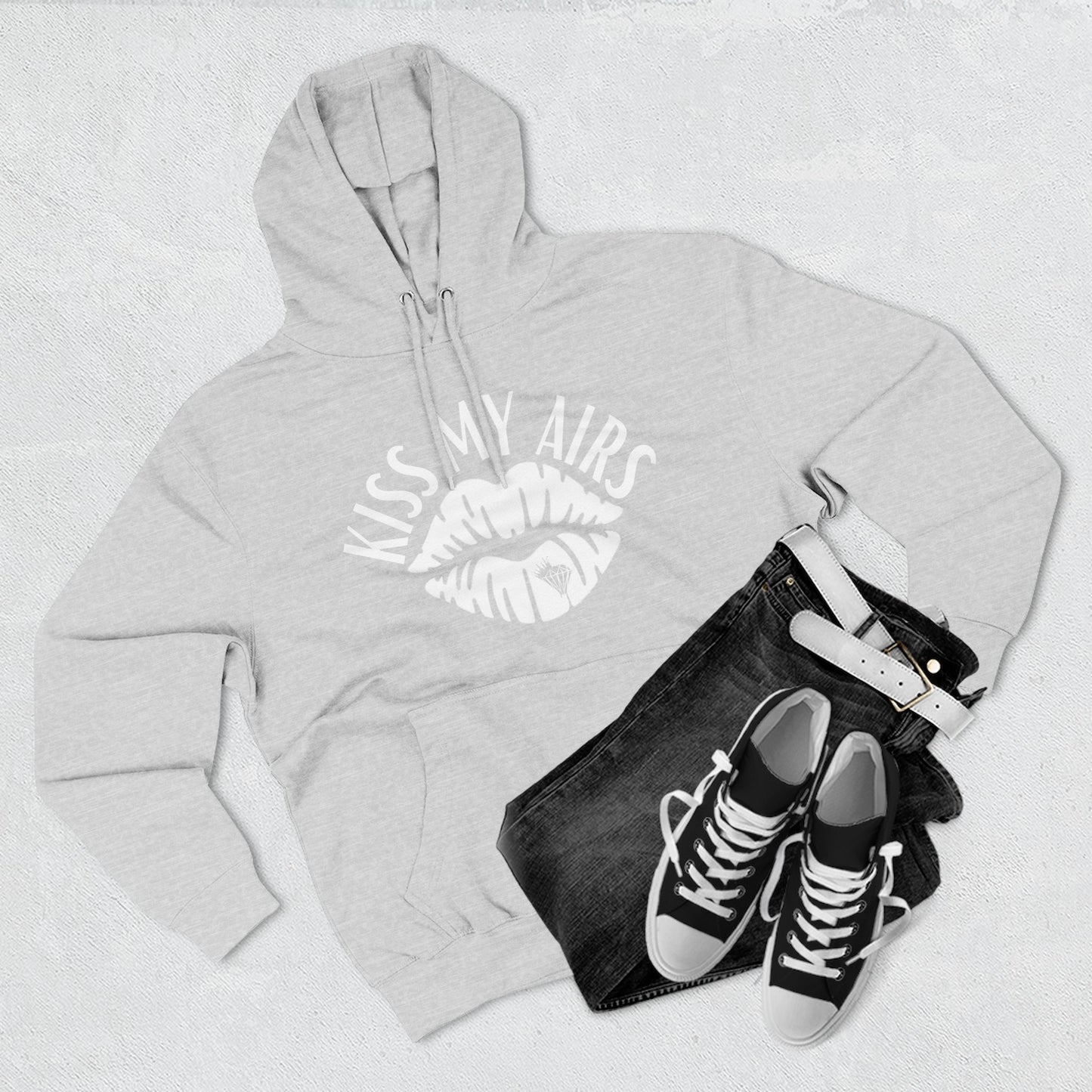 Women's Kiss My Airs Bright Fleece Hoodie