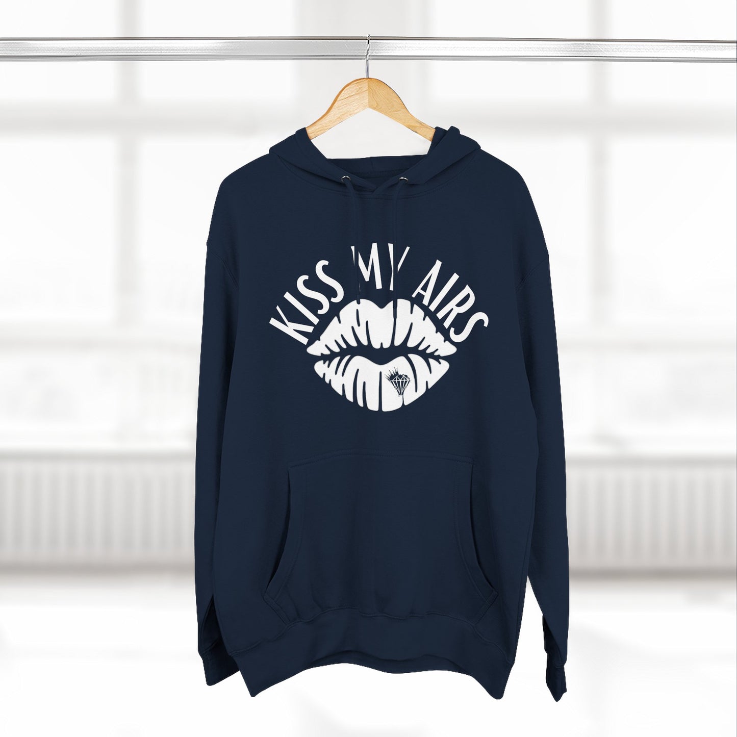 Women's Kiss My Airs Bright Fleece Hoodie