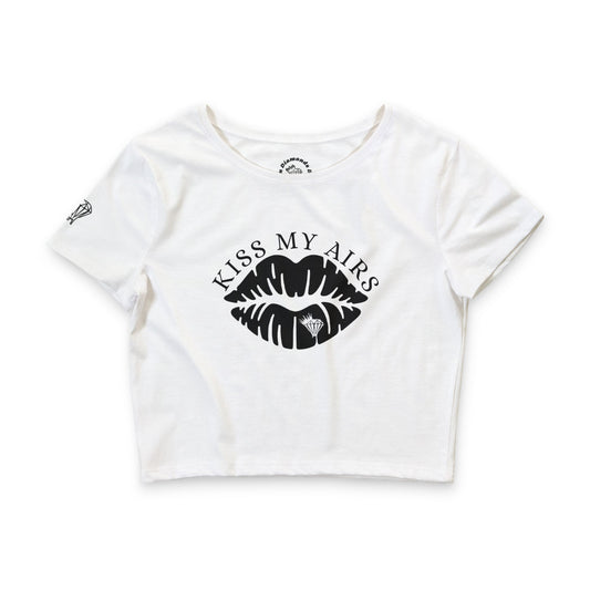 Women's Kiss My Airs Graphic Crop Tee