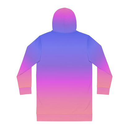 Women's Sunset Ombre Hoodie Dress