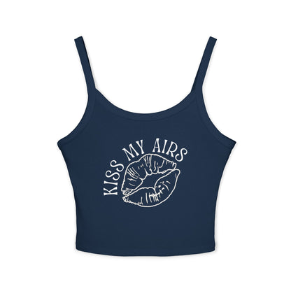 Women's Kiss My Airs Spaghetti Strap Tank Top