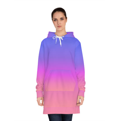 Women's Sunset Ombre Hoodie Dress