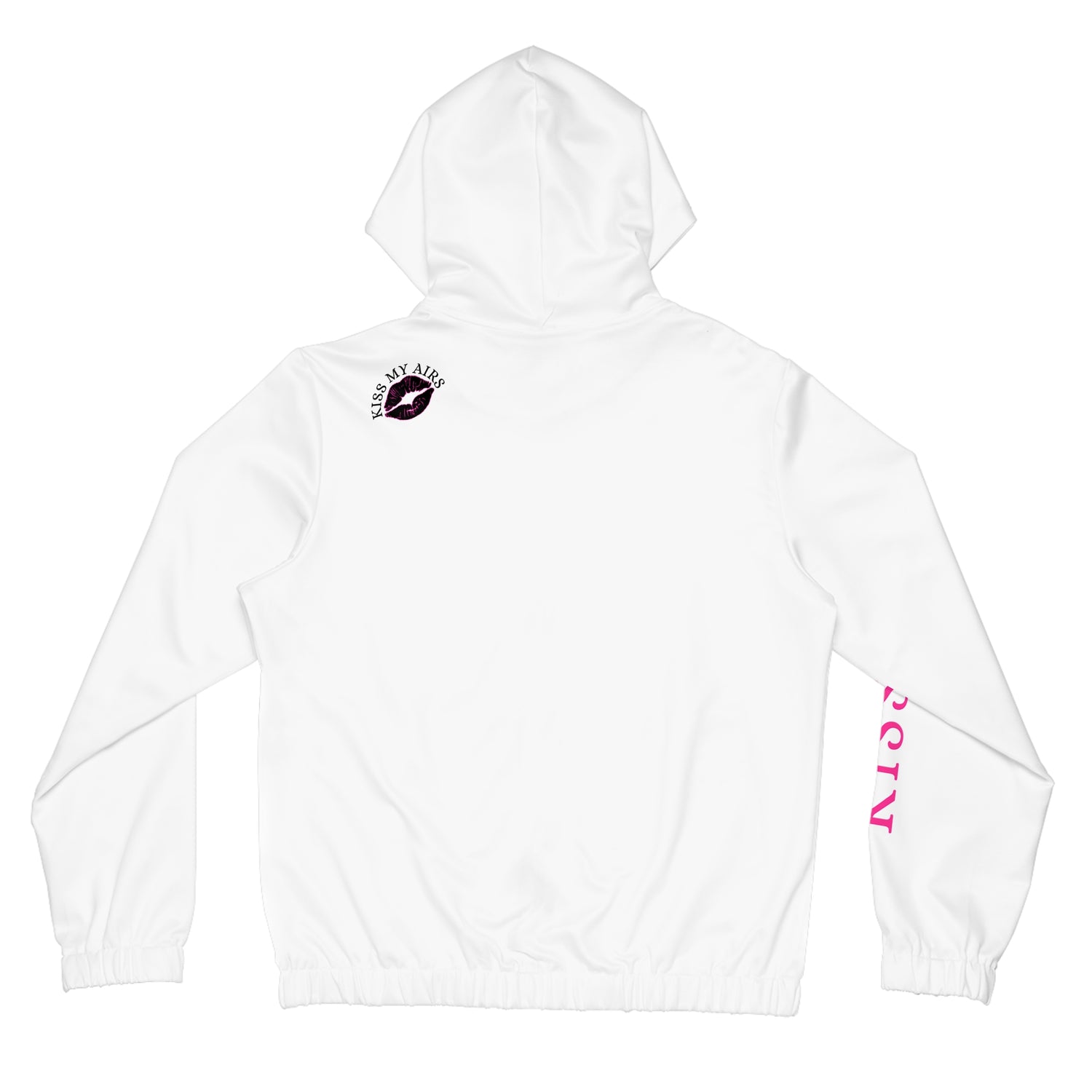 Kiss My Lips Hoodie, Women’s Full-Zip Hoodie, Casual Wear, Gift for Her, Stylish Layering, Trendy Sweatshirt - Drippin Diamonds Designs
