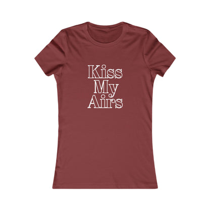 Kiss My Airs Women's Tee - Stylish Graphic Shirt for Casual Vibes