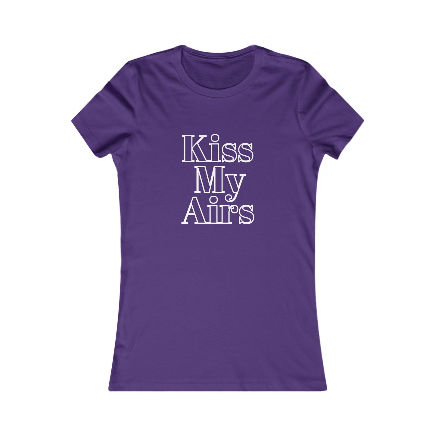 Kiss My Airs Women's Tee - Stylish Graphic Shirt for Casual Vibes