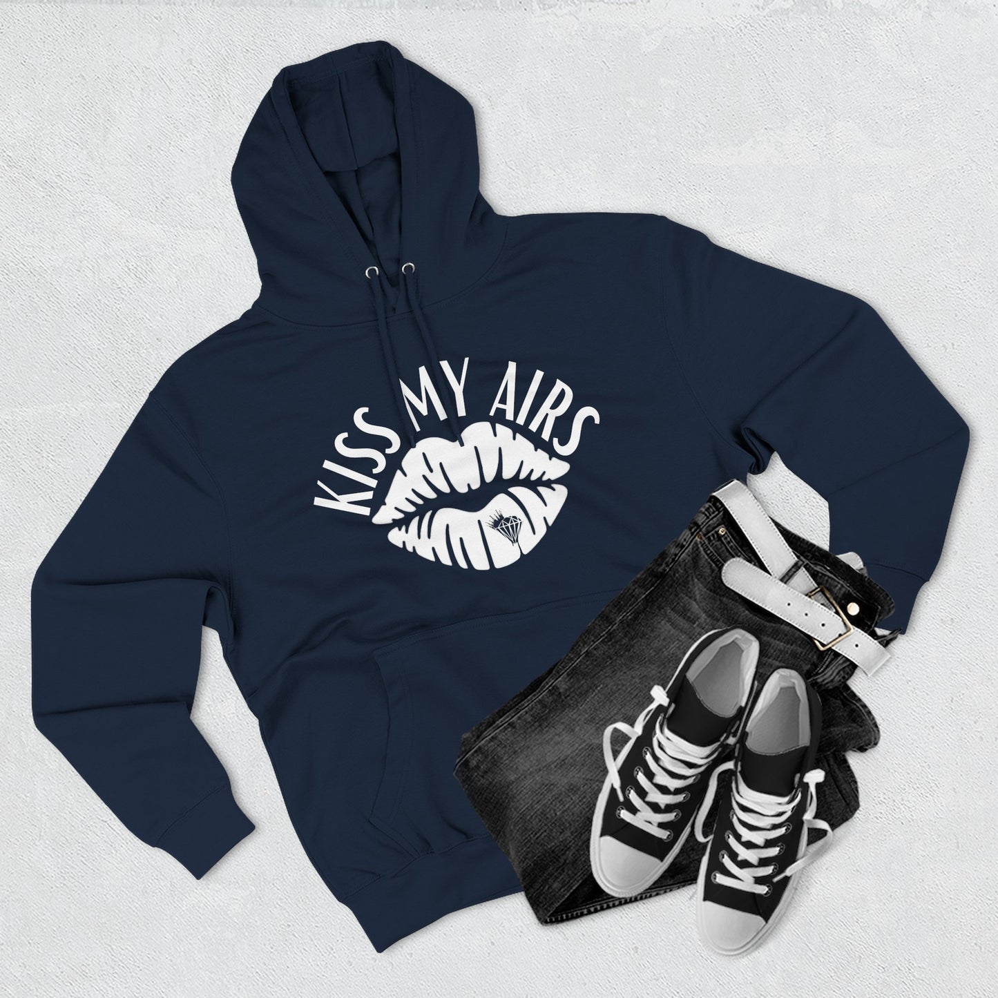 Women's Kiss My Airs Bright Fleece Hoodie