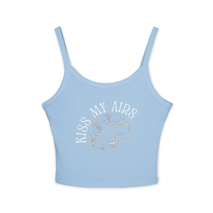 Women's Kiss My Airs Spaghetti Strap Tank Top