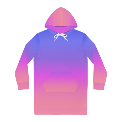 Women's Sunset Ombre Hoodie Dress