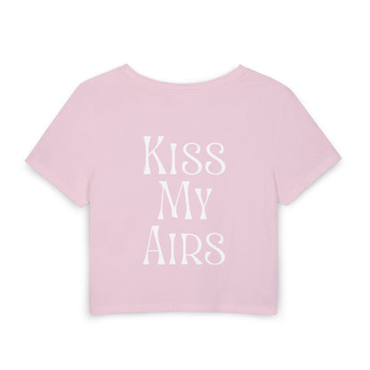 Women's Kiss My Airs Baby Tee