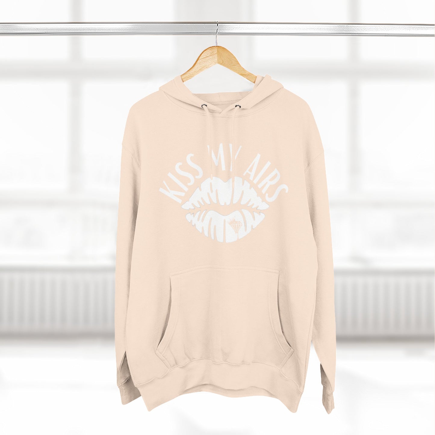 Women's Kiss My Airs Bright Fleece Hoodie