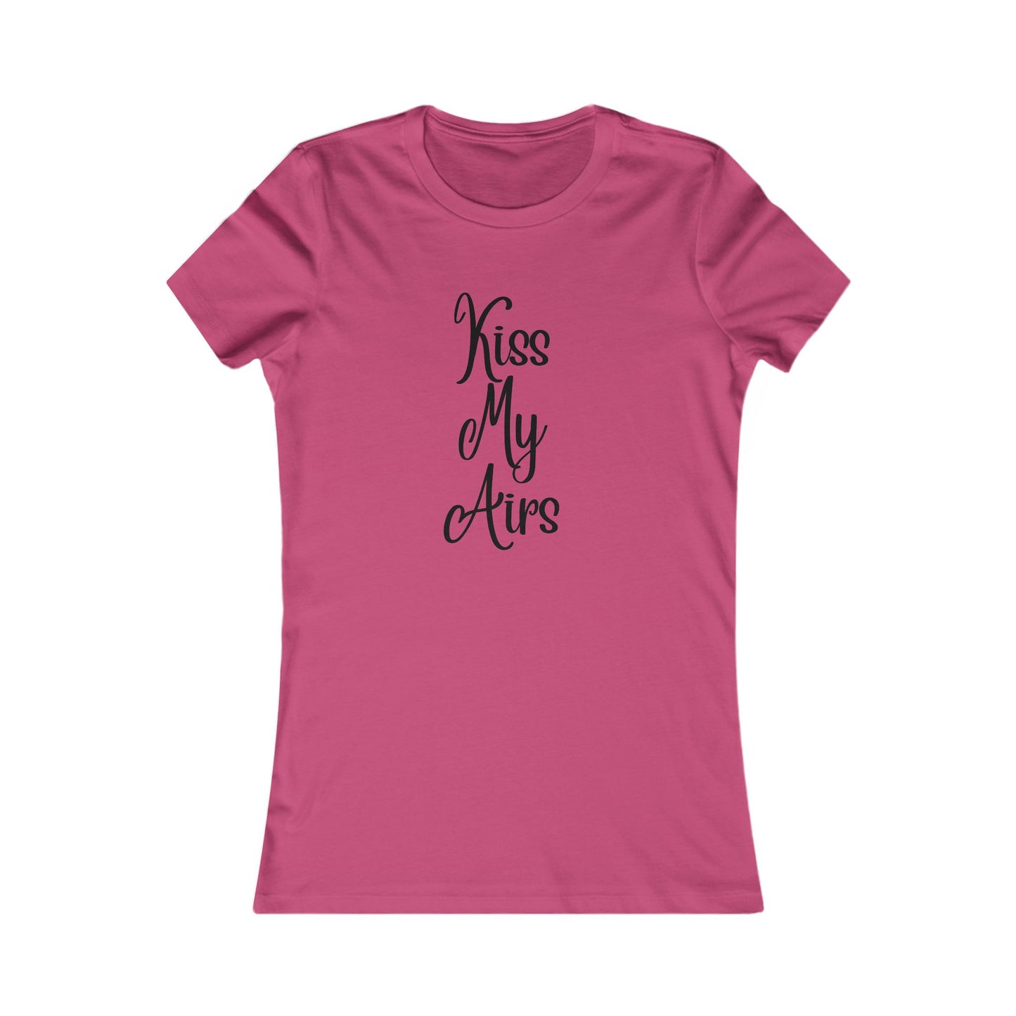 Women's Kiss My Airs Tee, Cute Summer Shirt, Gift for Her, Casual Outfit, Funny Tee for Friends, Trendy Top - Drippin Diamonds Designs