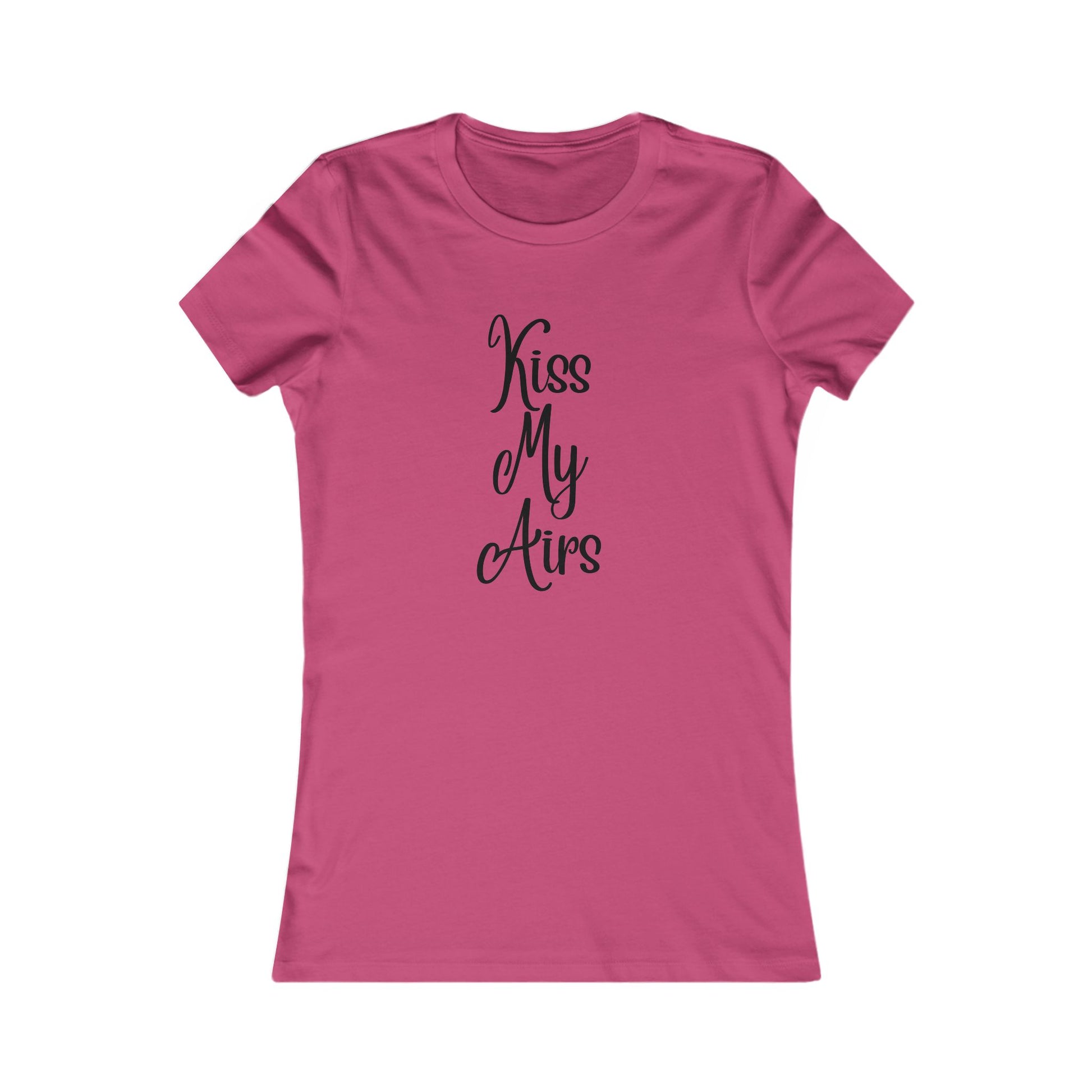 Women's Kiss My Airs Tee, Cute Summer Shirt, Gift for Her, Casual Outfit, Funny Tee for Friends, Trendy Top - Drippin Diamonds Designs