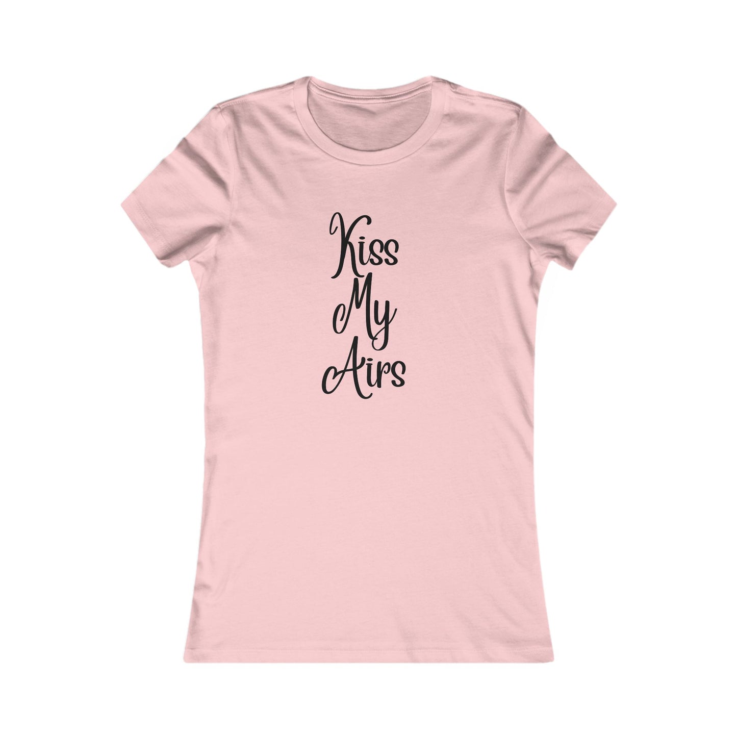 Women's Kiss My Airs Tee, Cute Summer Shirt, Gift for Her, Casual Outfit, Funny Tee for Friends, Trendy Top - Drippin Diamonds Designs