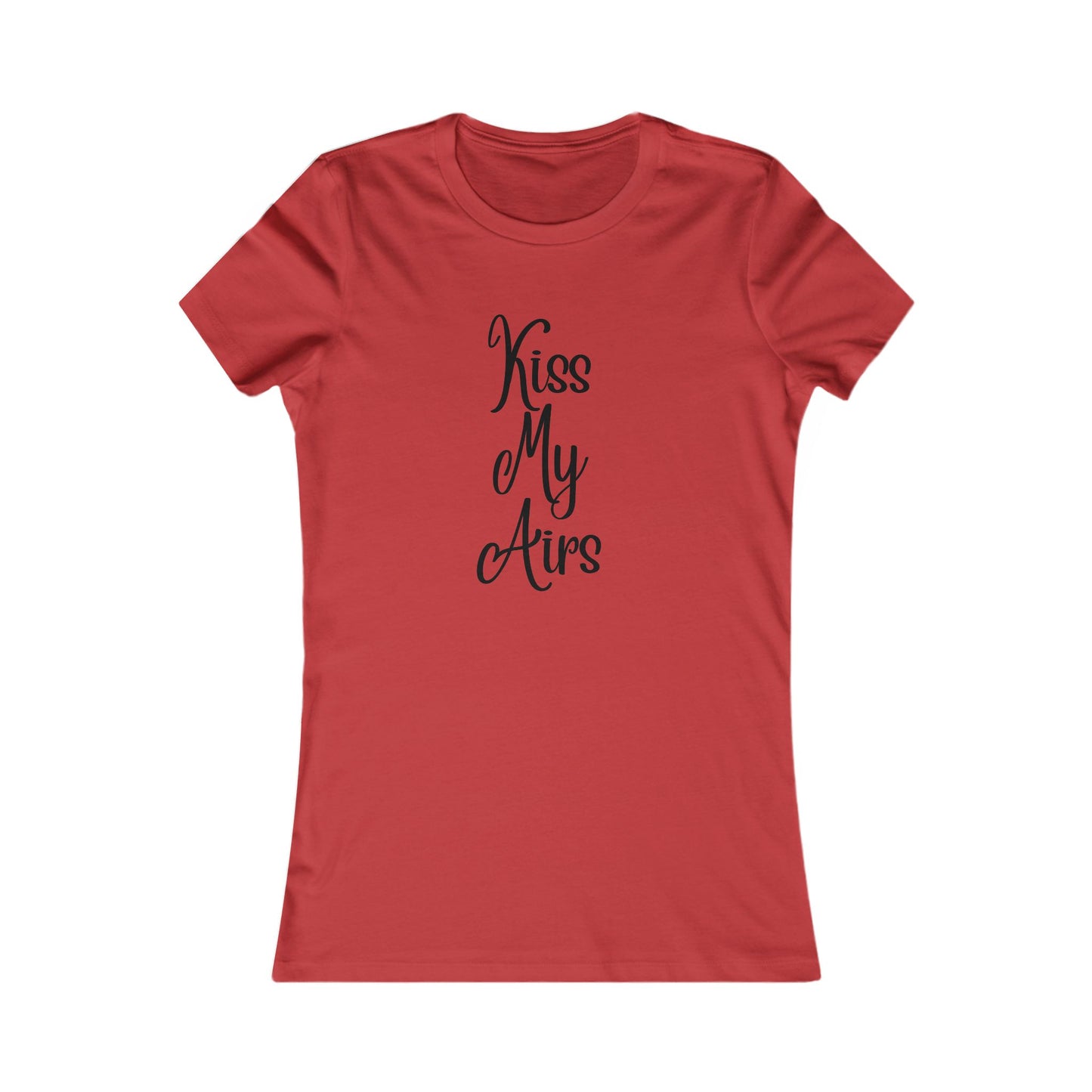 Women's Kiss My Airs Tee, Cute Summer Shirt, Gift for Her, Casual Outfit, Funny Tee for Friends, Trendy Top - Drippin Diamonds Designs