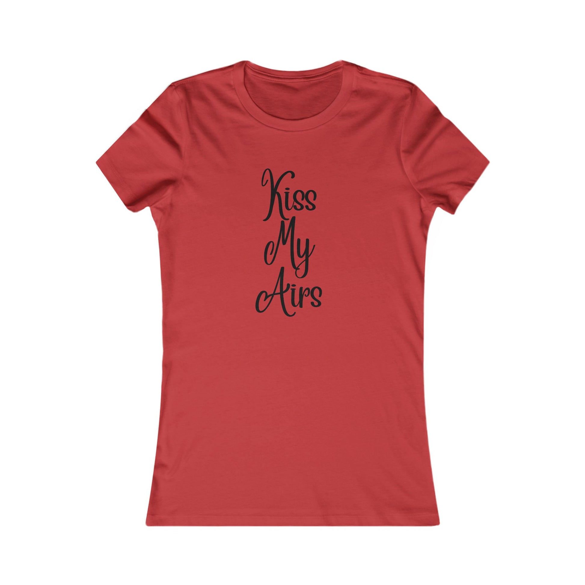 Women's Kiss My Airs Tee, Cute Summer Shirt, Gift for Her, Casual Outfit, Funny Tee for Friends, Trendy Top - Drippin Diamonds Designs