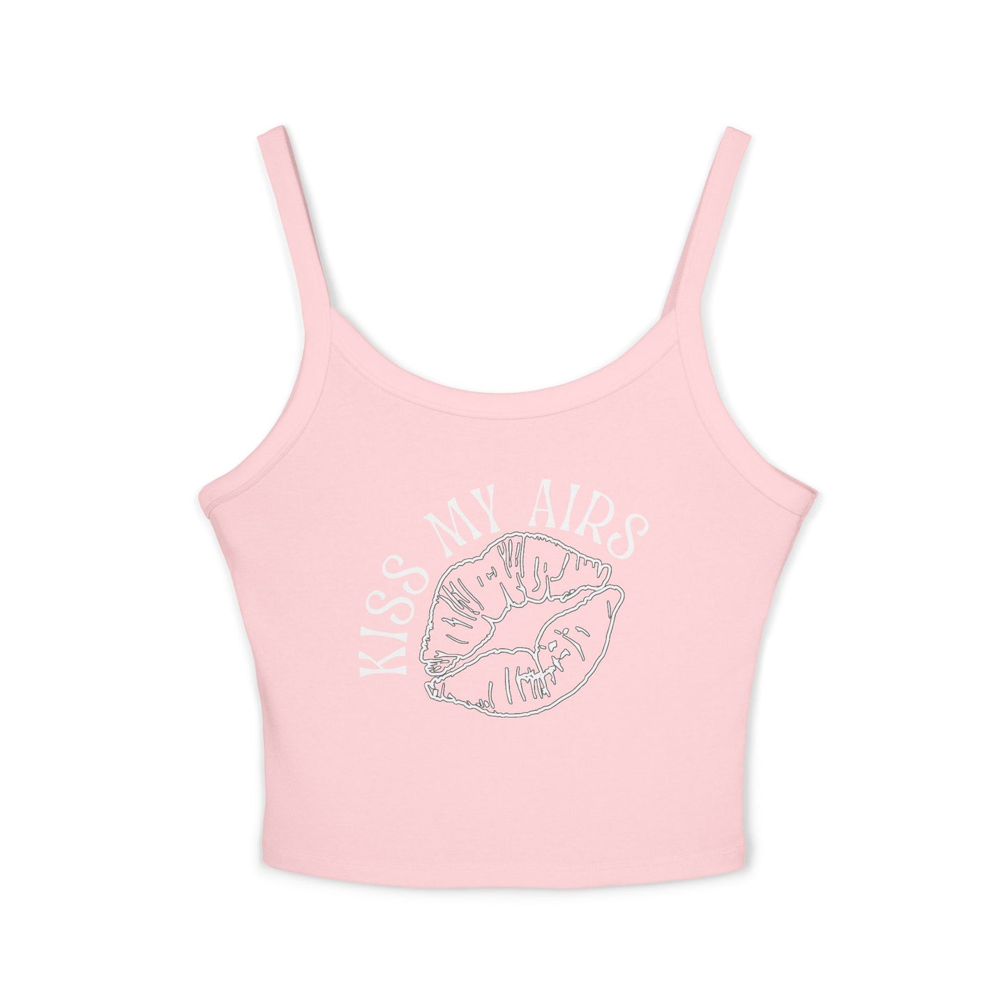 Women's Kiss My Airs Spaghetti Strap Tank Top