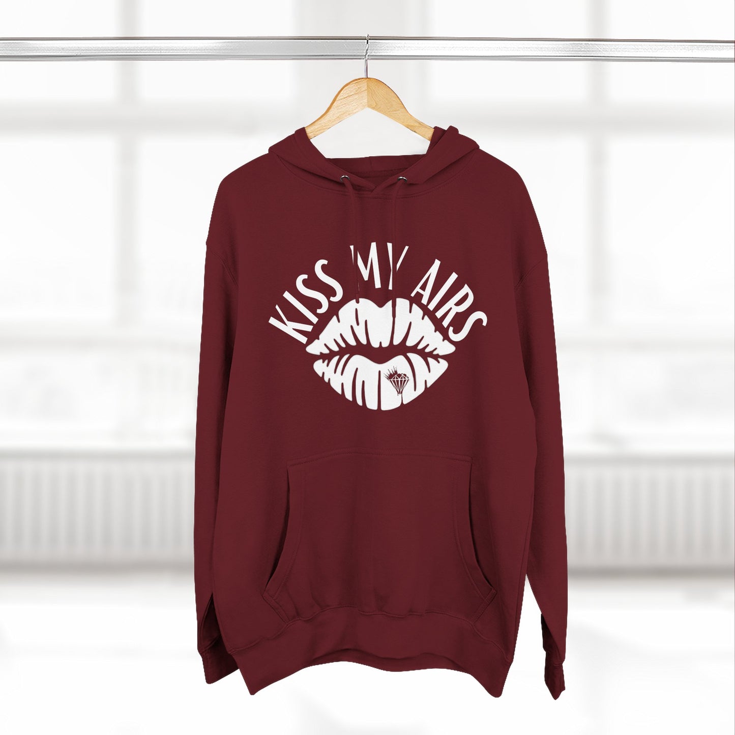 Women's Kiss My Airs Bright Fleece Hoodie