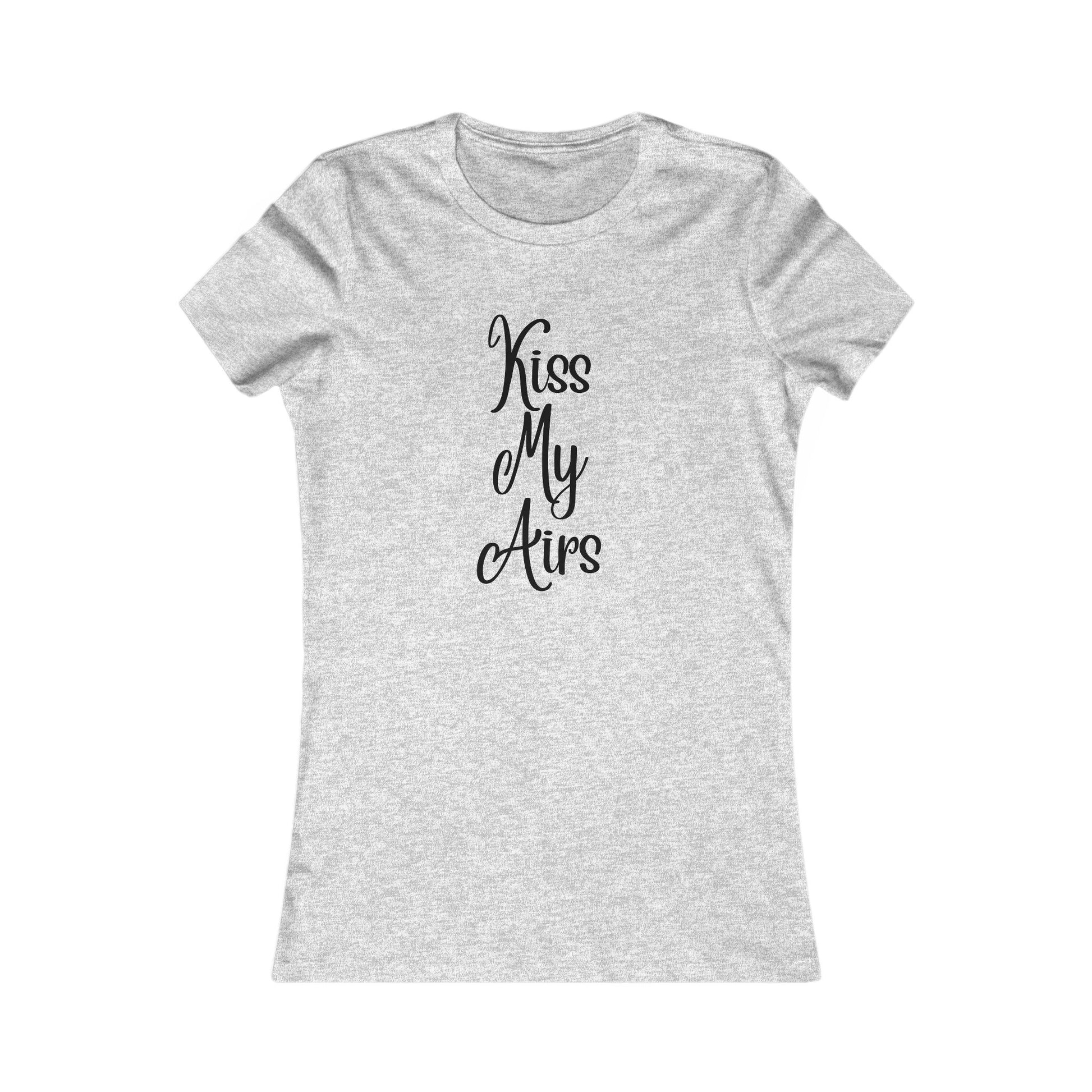 Women's Kiss My Airs Tee, Cute Summer Shirt, Gift for Her, Casual Outfit, Funny Tee for Friends, Trendy Top - Drippin Diamonds Designs