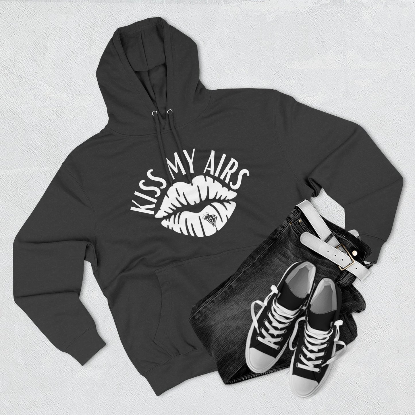 Women's Kiss My Airs Bright Fleece Hoodie