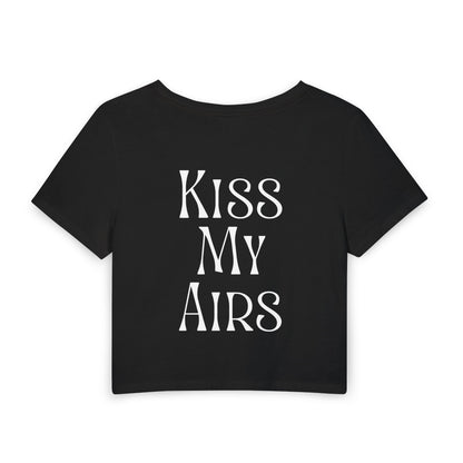 Women's Kiss My Airs Baby Tee
