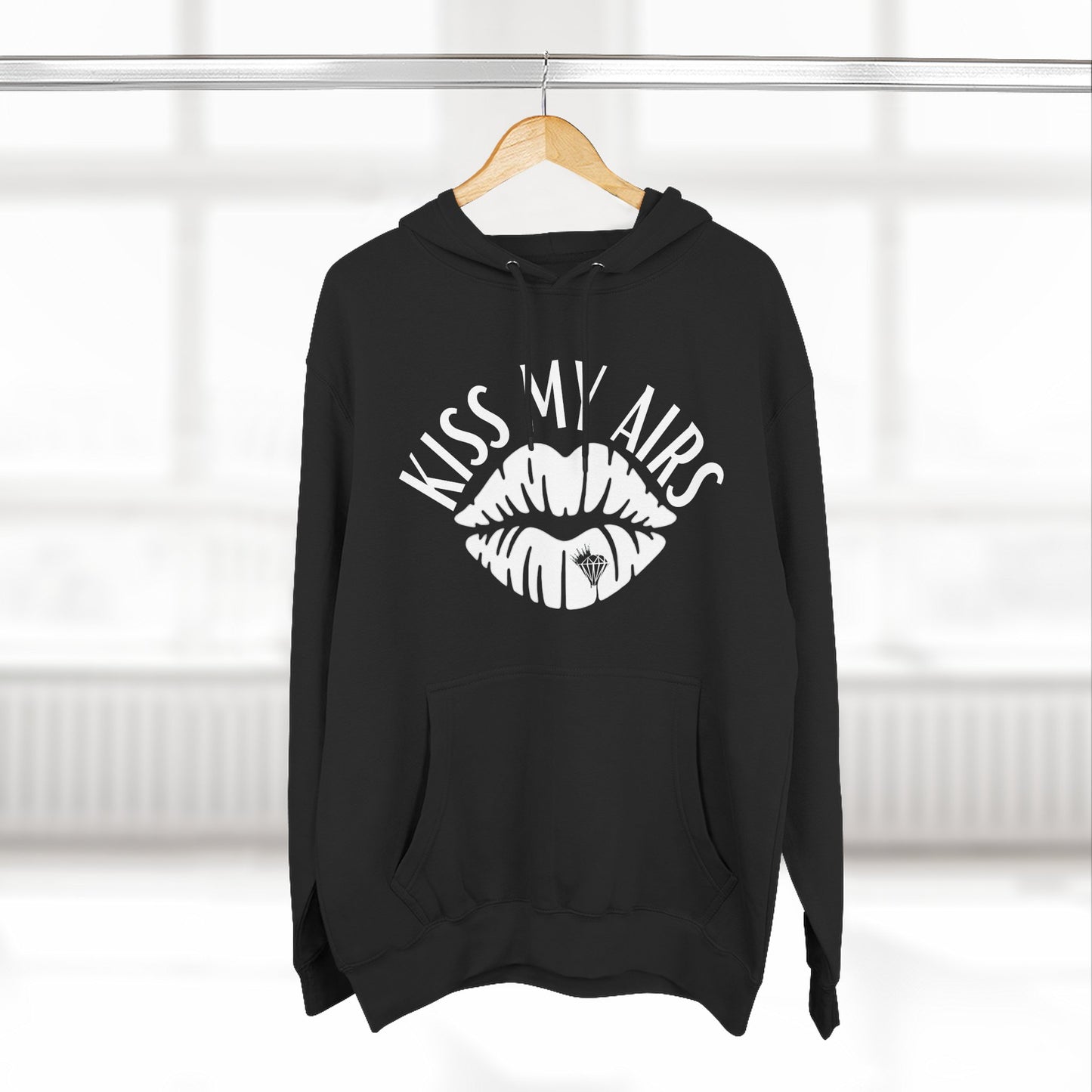 Women's Kiss My Airs Bright Fleece Hoodie