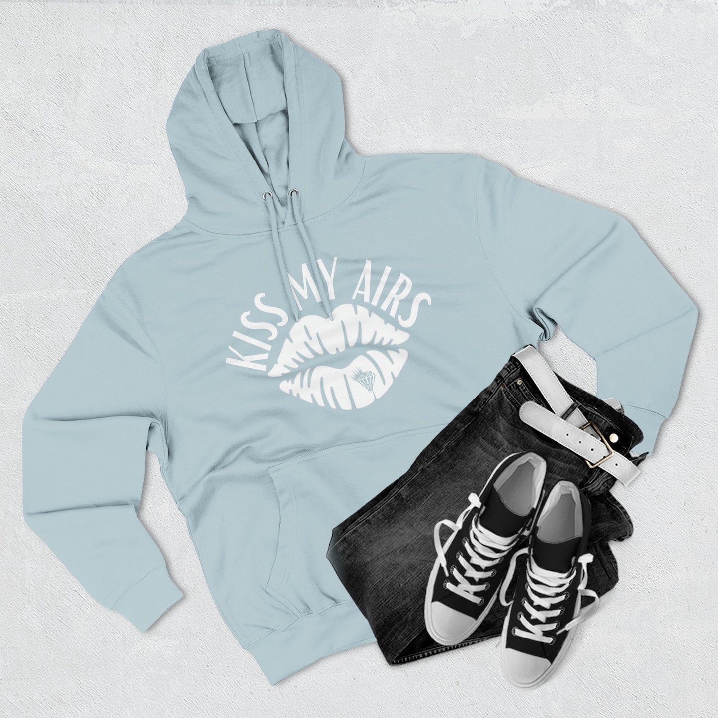 Women's Kiss My Airs Bright Fleece Hoodie