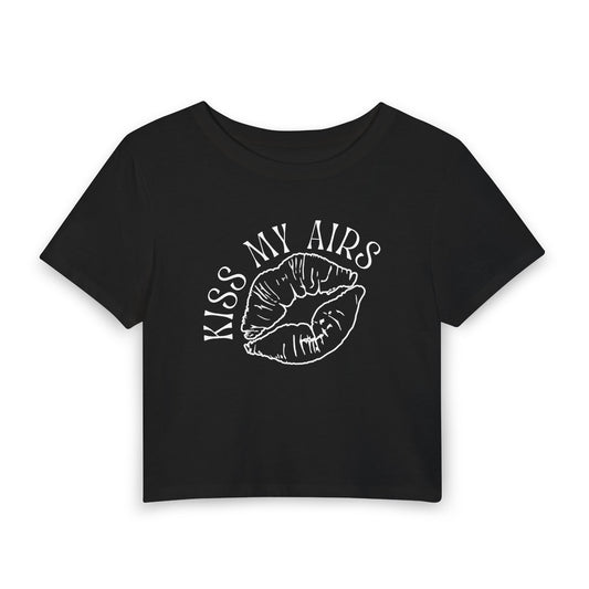 Women's Kiss My Airs Baby Tee