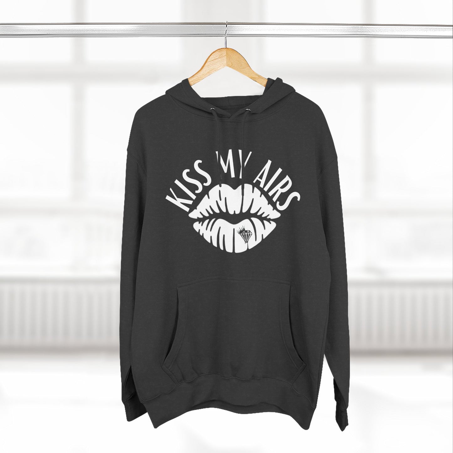 Women's Kiss My Airs Bright Fleece Hoodie
