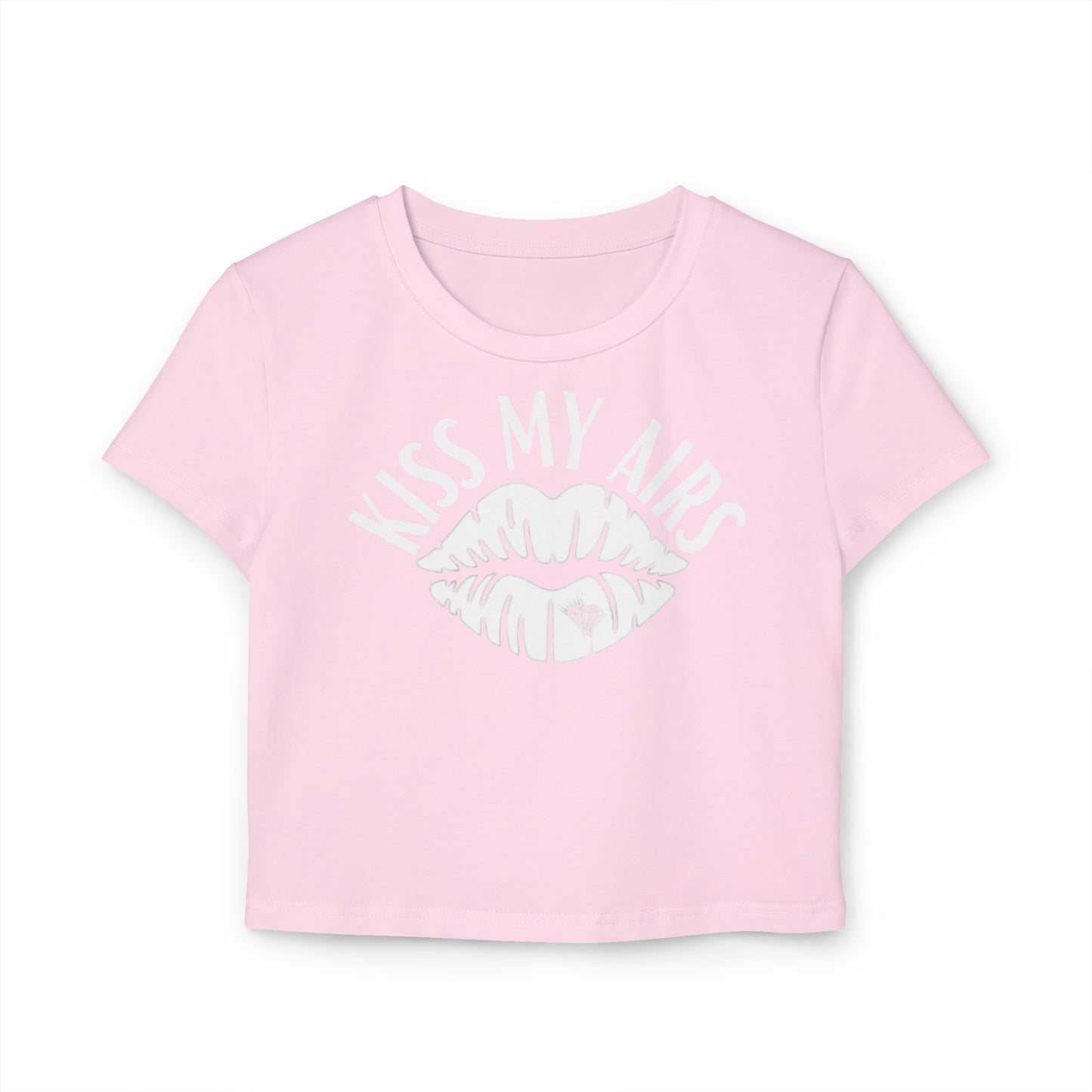 Women's Graphic Kiss My Airs Baby Tee