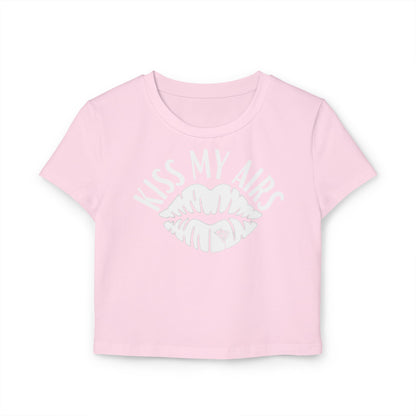 Women's Graphic Kiss My Airs Baby Tee