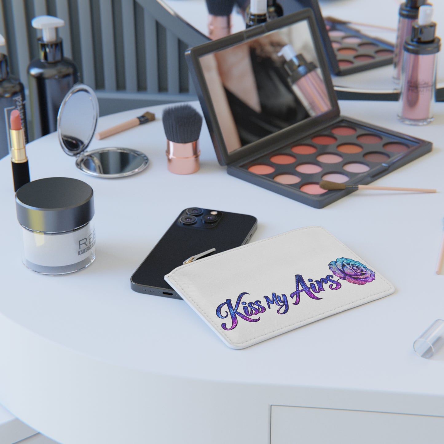 Kiss My Airs Rose Mini Clutch Bag