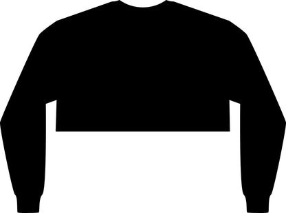 Women's Kiss My Airs Awesome Crop Long Sleeve Tee