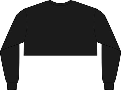 Women's Kiss My Airs Awesome Crop Long Sleeve Tee