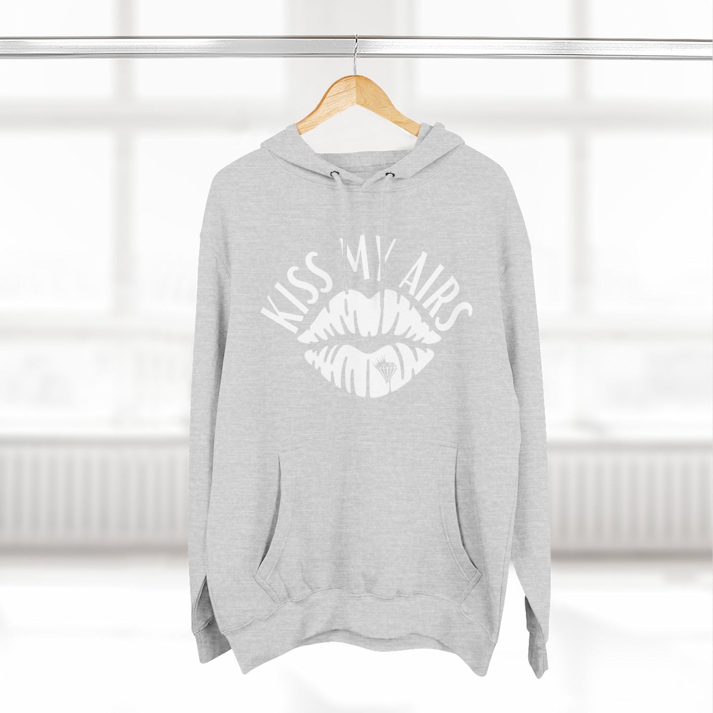 Women's Kiss My Airs Bright Fleece Hoodie