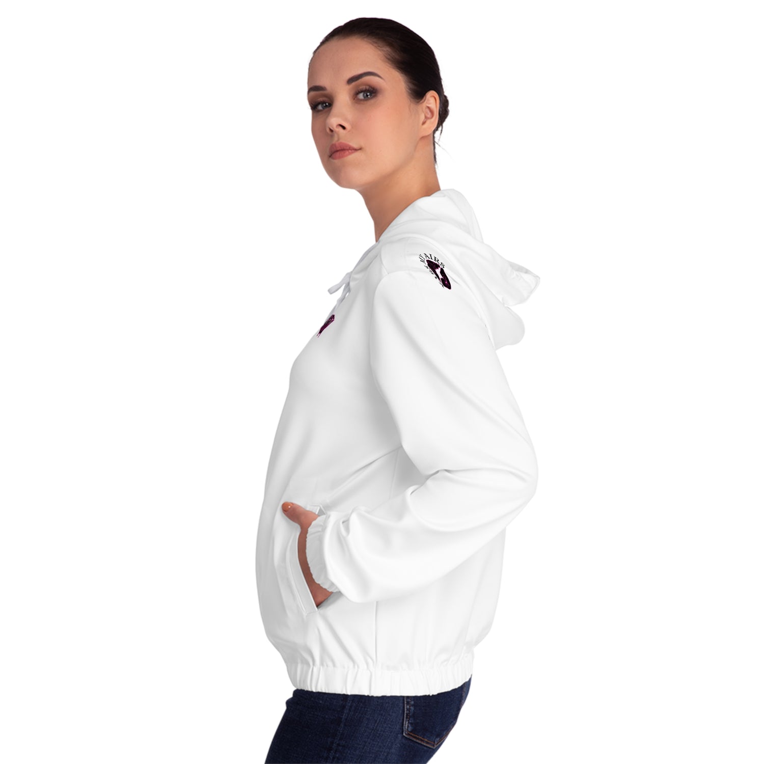 Kiss My Lips Hoodie, Women’s Full-Zip Hoodie, Casual Wear, Gift for Her, Stylish Layering, Trendy Sweatshirt - Drippin Diamonds Designs
