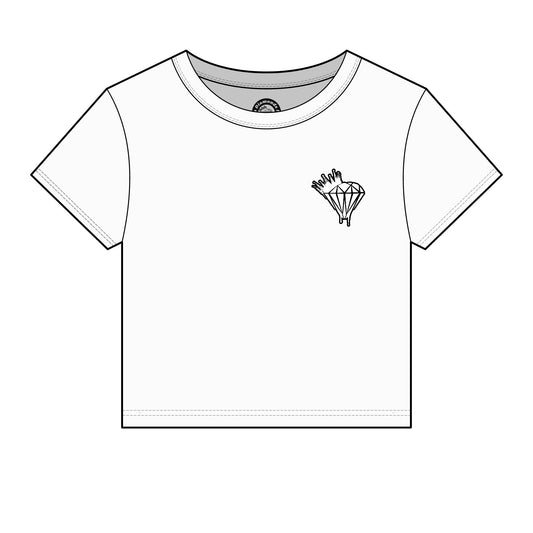 Women's Drippin Diamond Micro Rib Baby Tee