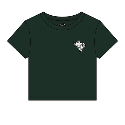 Women's Drippin Diamond Micro Rib Baby Tee