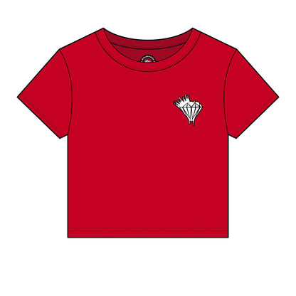 Women's Drippin Diamond Micro Rib Baby Tee
