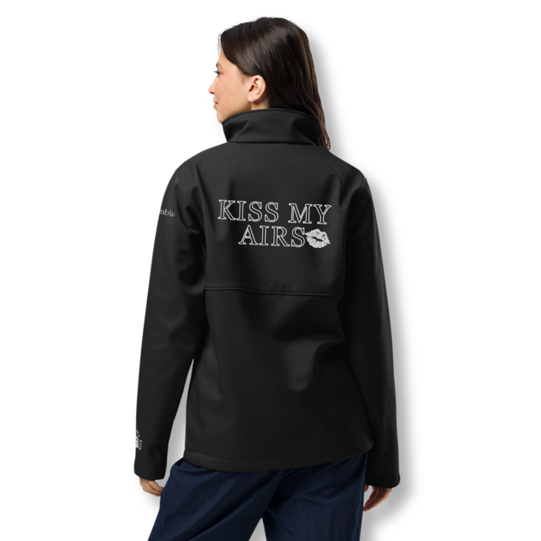 Women's Stitched in Style Columbia Soft Shell Jacket - Drippin Diamonds Designs
