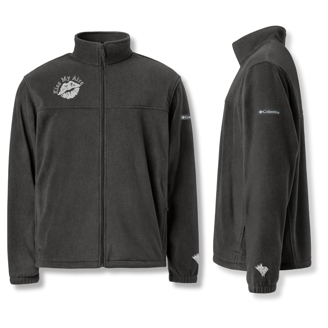 Women's Stitched in Style Columbia Fleece Jacket - Drippin Diamonds Designs