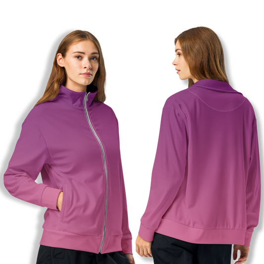 Women's Fleece Lined Track Jacket - Drippin Diamonds Designs