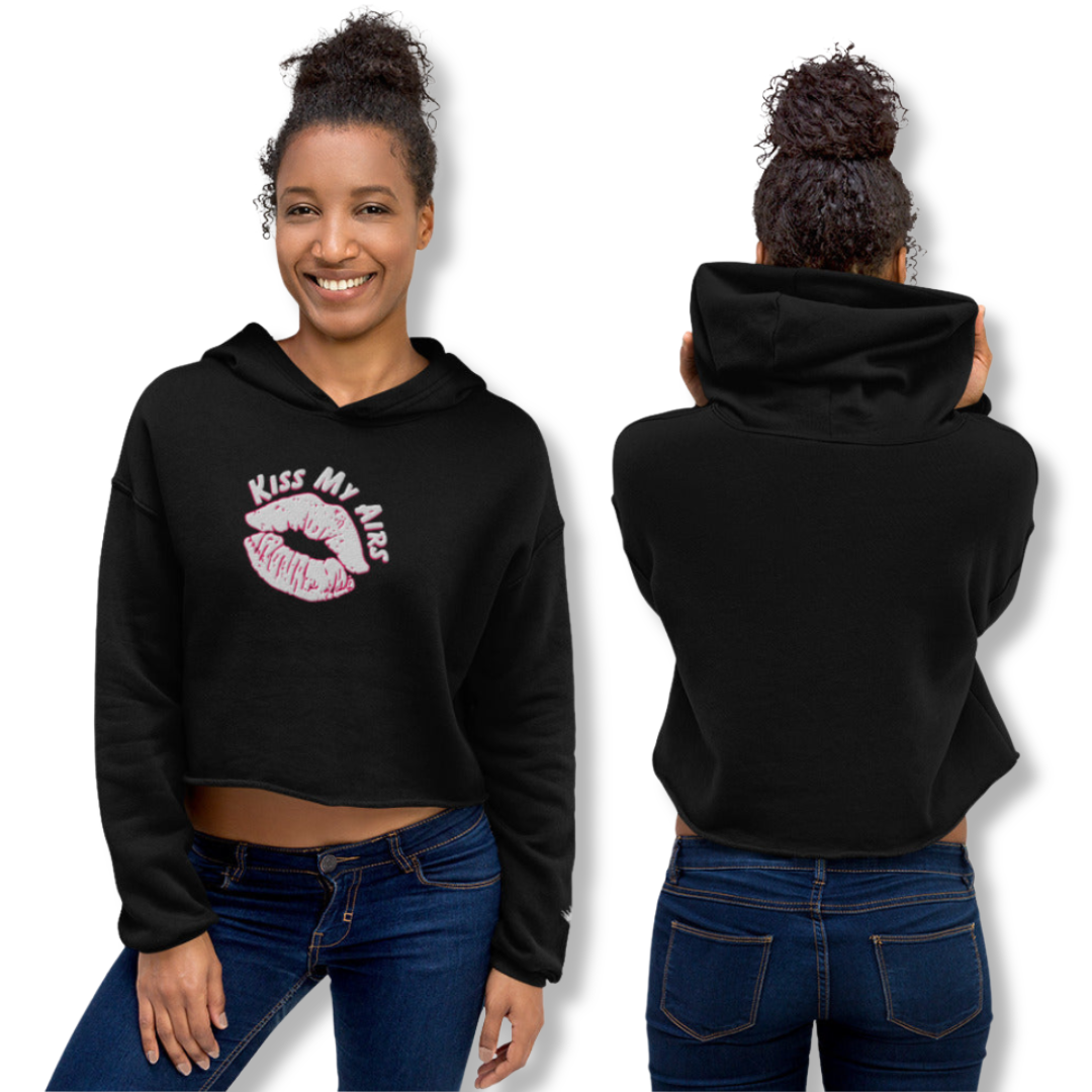 Women's Stitched in Style Crop Hoodie - Drippin Diamonds Designs