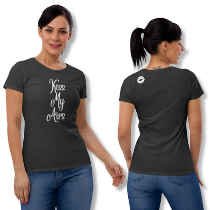 Women's Kiss My Airs Classic Fit Short Sleeve T-shirt - Drippin Diamonds Designs