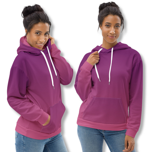 Women's Gradient Fleece Lined Hoodie - Drippin Diamonds Designs