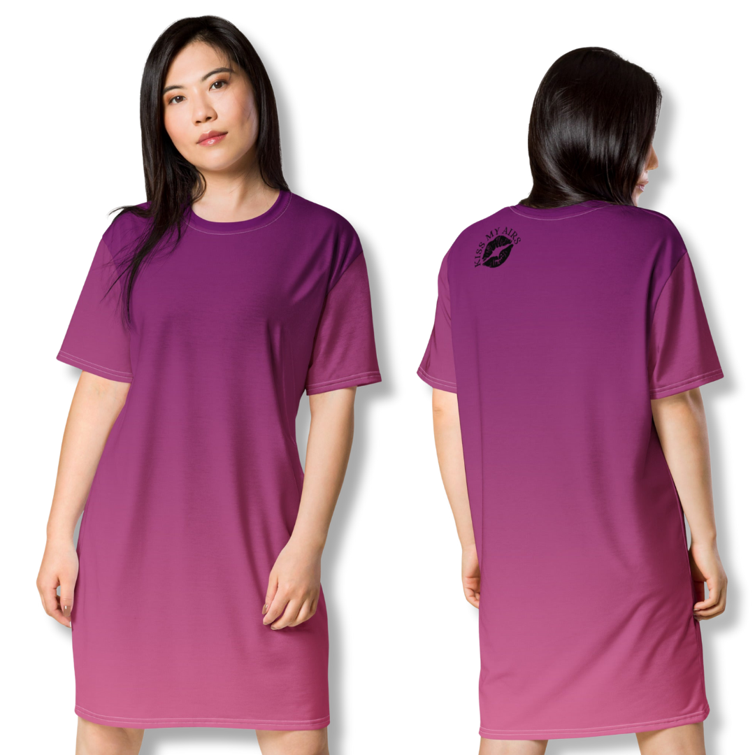 Women's Gradient Trendy T-shirt Dress