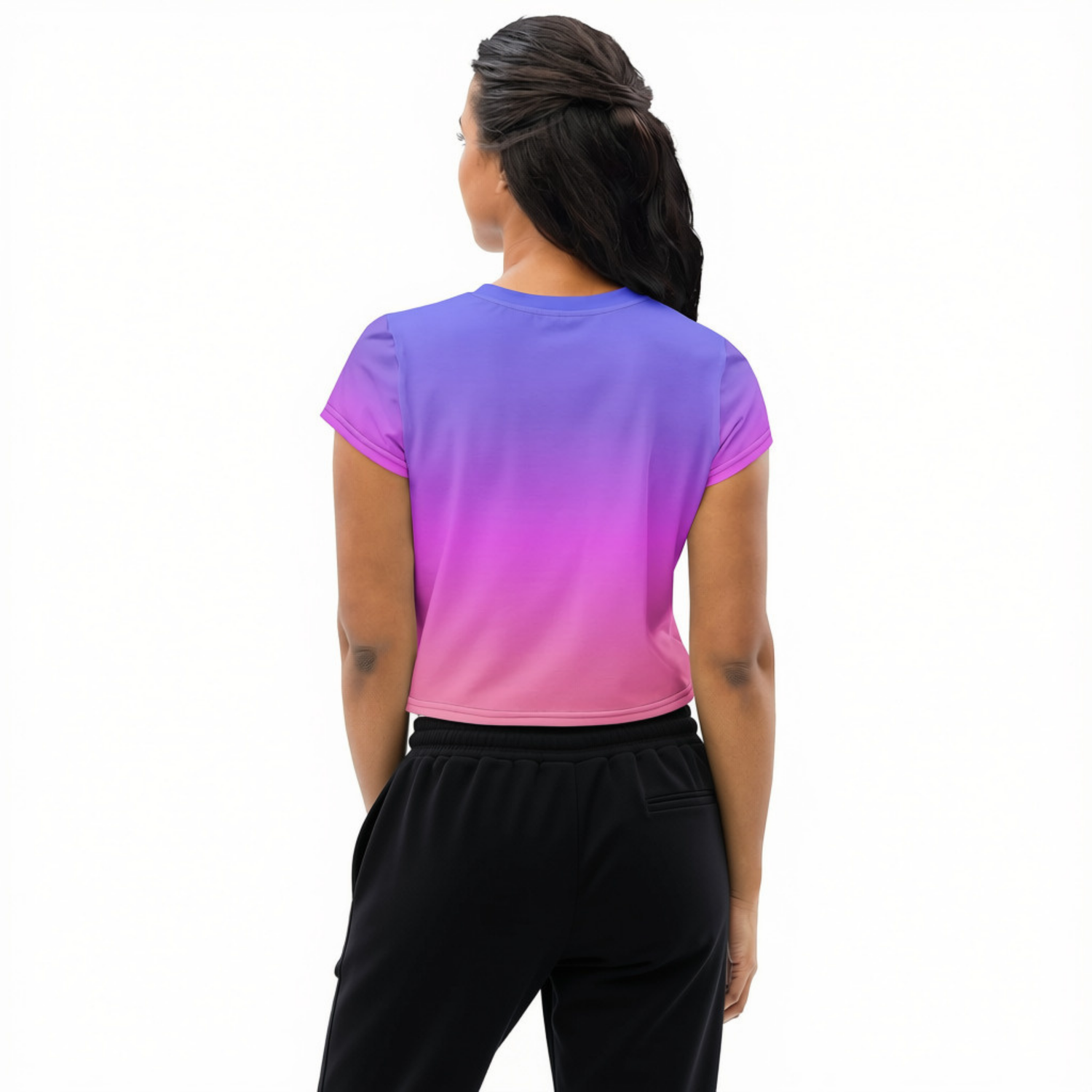 Sunset Ombre Regular Crop Top