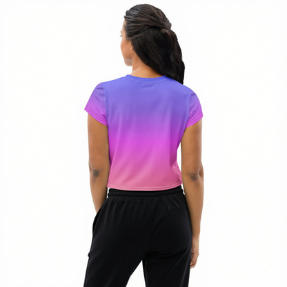 Sunset Ombre Regular Crop Top